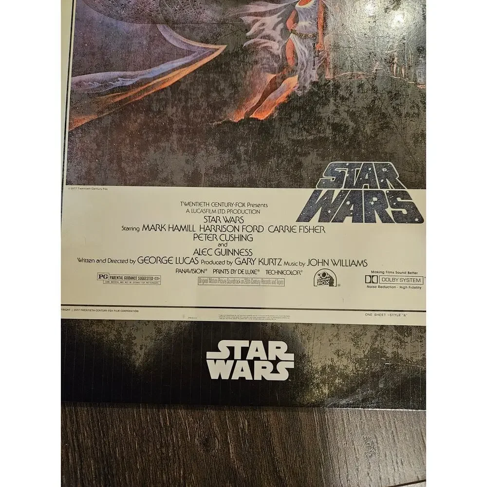 Star Wars 2006 Poster Calender New Old Stock